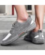 Men's Stretch Socks Shoes Trend Summer Mesh Casual Suede Leather Shoes Tide