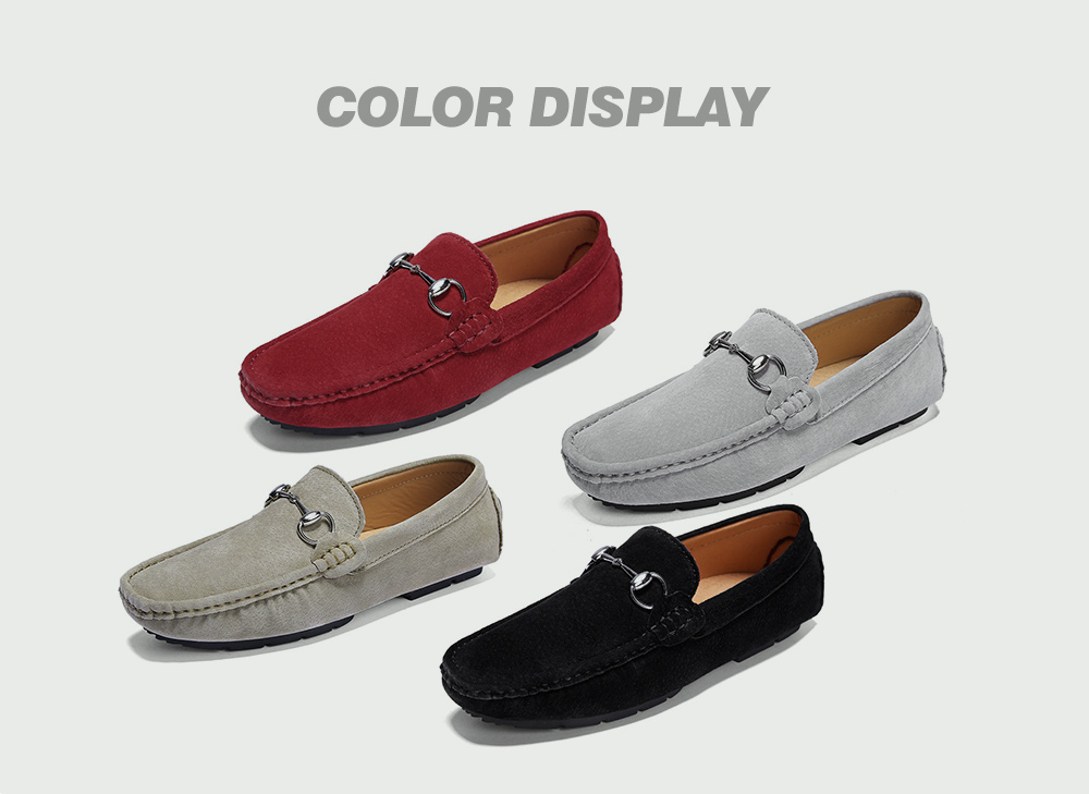 Two-layer Pigskin Men's Shoes Colors